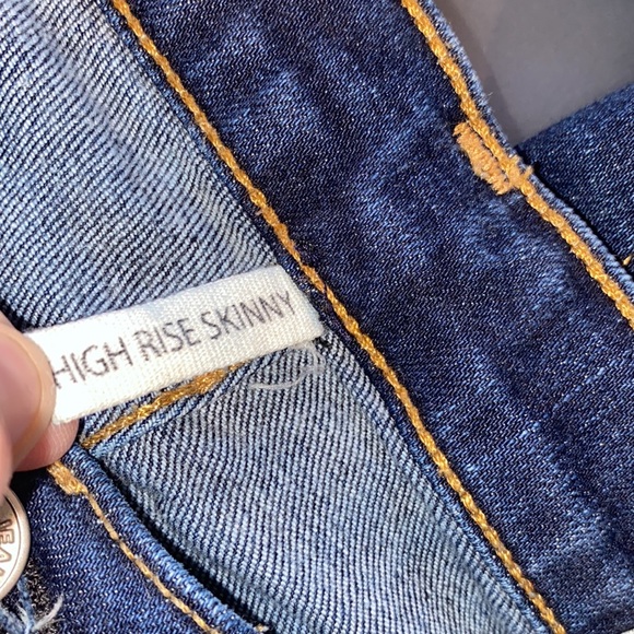 rag & bone high rise skinny jeans - Picture 8 of 10